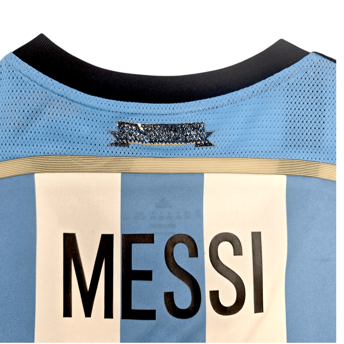 2014/15 Argentina Home Football Shirt (2XL) Adidas 10 Messi - Football Finery - FF302388