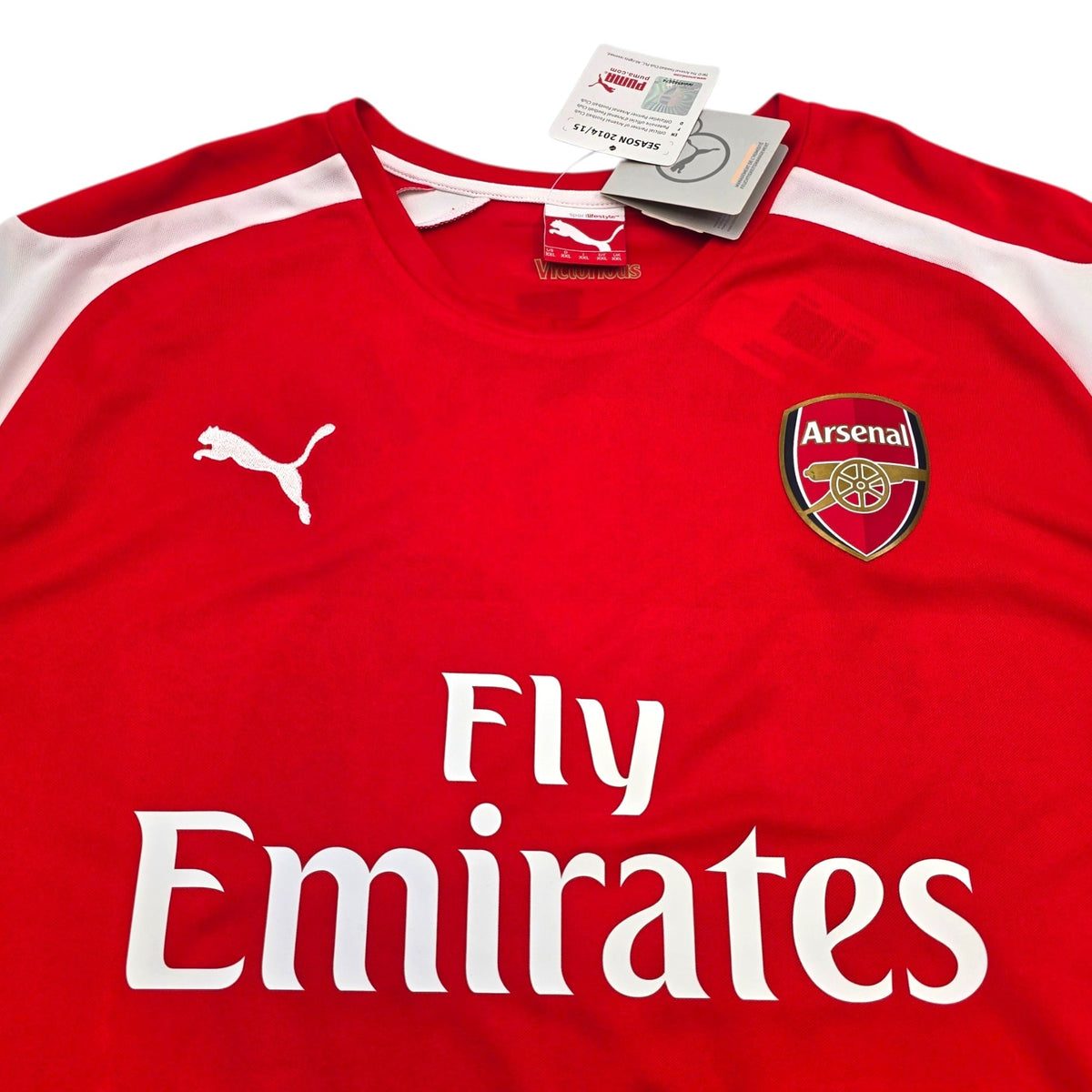 2014/15 Arsenal Home Football Shirt (2XL) Puma 39 Bellerin (BNWTs) - Football Finery - FF304992