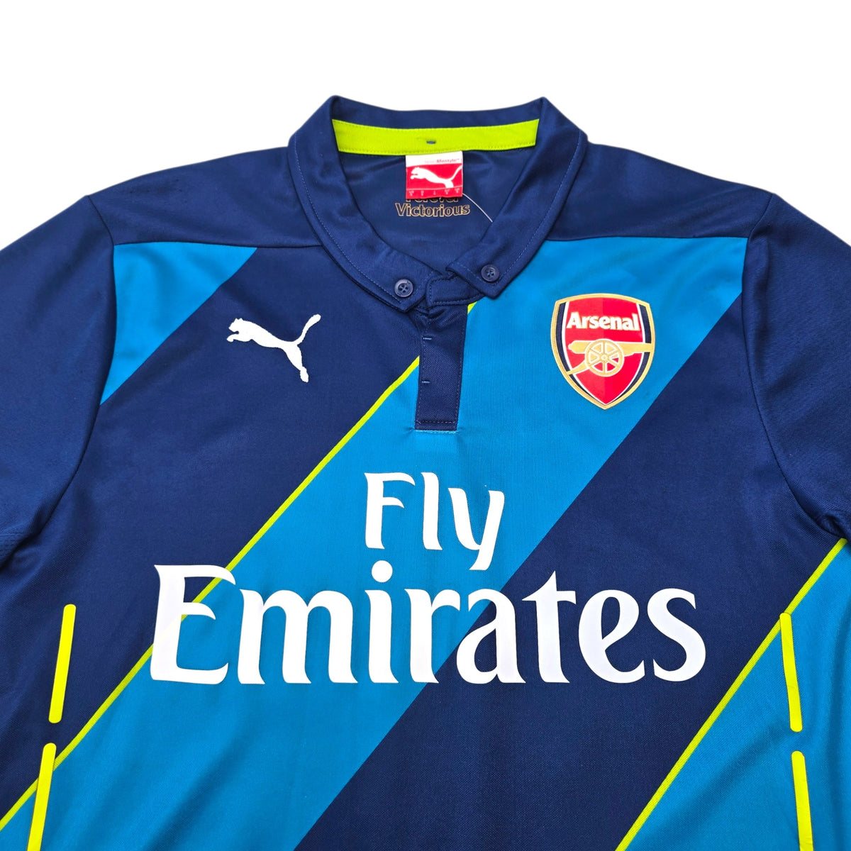 2014/15 Arsenal Third Football Shirt (S) Puma 11 Ozil - Football Finery - FF304589