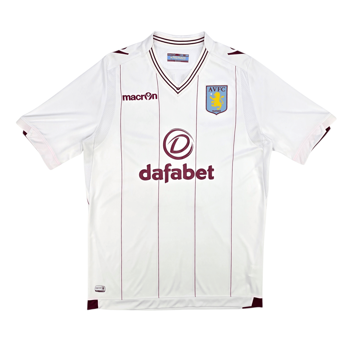 2014/15 Aston Villa Away Football Shirt (XL) Macron 11 Agbonlahor - Football Finery - FF302123