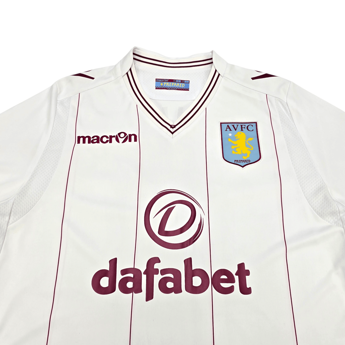 2014/15 Aston Villa Away Football Shirt (XL) Macron 11 Agbonlahor - Football Finery - FF302123