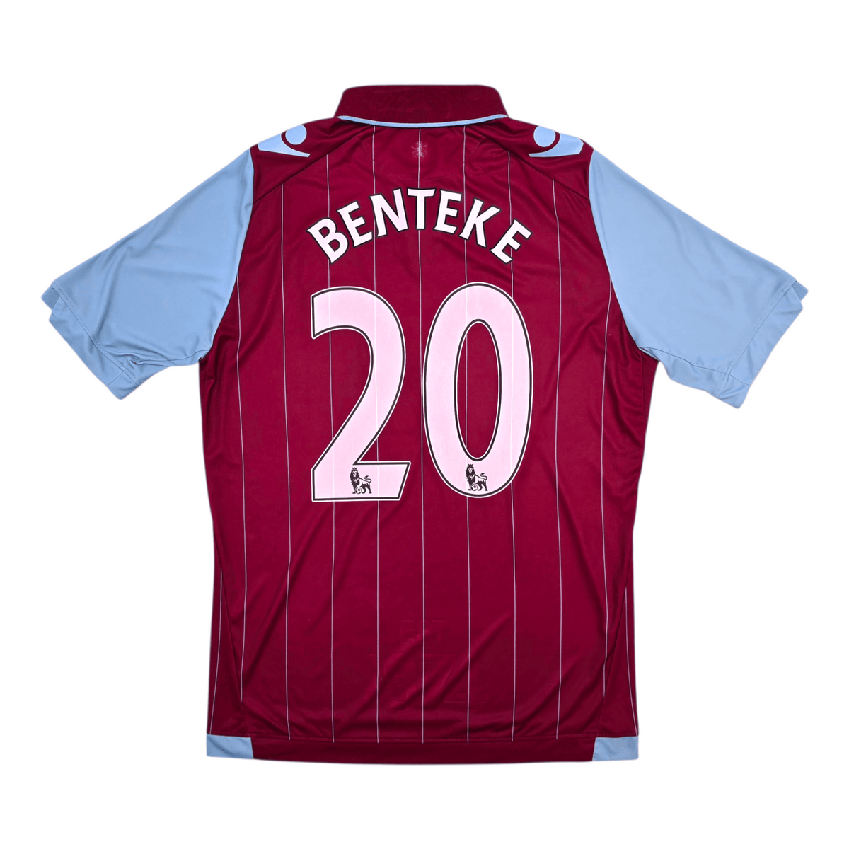2014/15 Aston Villa Home Football Shirt (XL) Macron 20 Benteke - Football Finery - FF304636