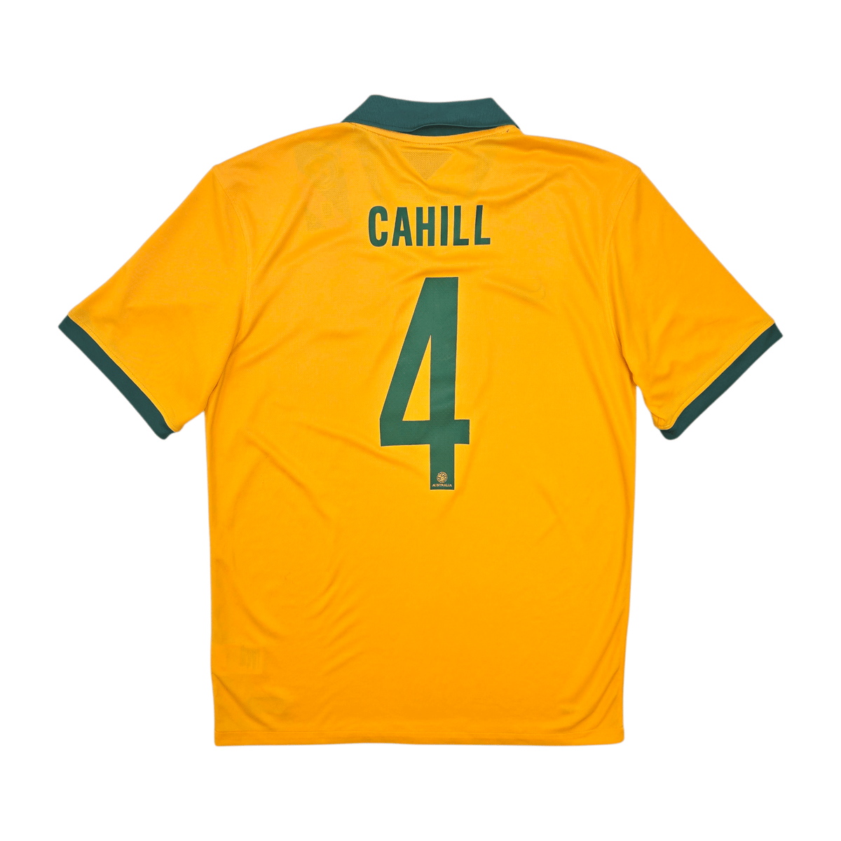 2014/15 Australia Home Football Shirt (M) Nike 4 Cahill - Football Finery - FF303940