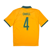 2014/15 Australia Home Football Shirt (M) Nike 4 Cahill - Football Finery - FF303940