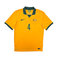 2014/15 Australia Home Football Shirt (M) Nike 4 Cahill - Football Finery - FF303940
