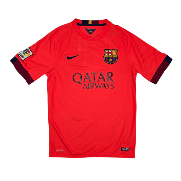 2014/15 Barcelona Away Football Shirt (M) Nike #9 Suarez - Football Finery - FF204410