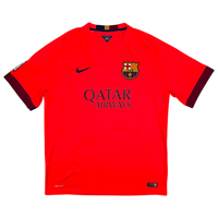 2014/15 Barcelona Away Football Shirt (XL) Nike 4 I.Rakitic - Football Finery - FF301659