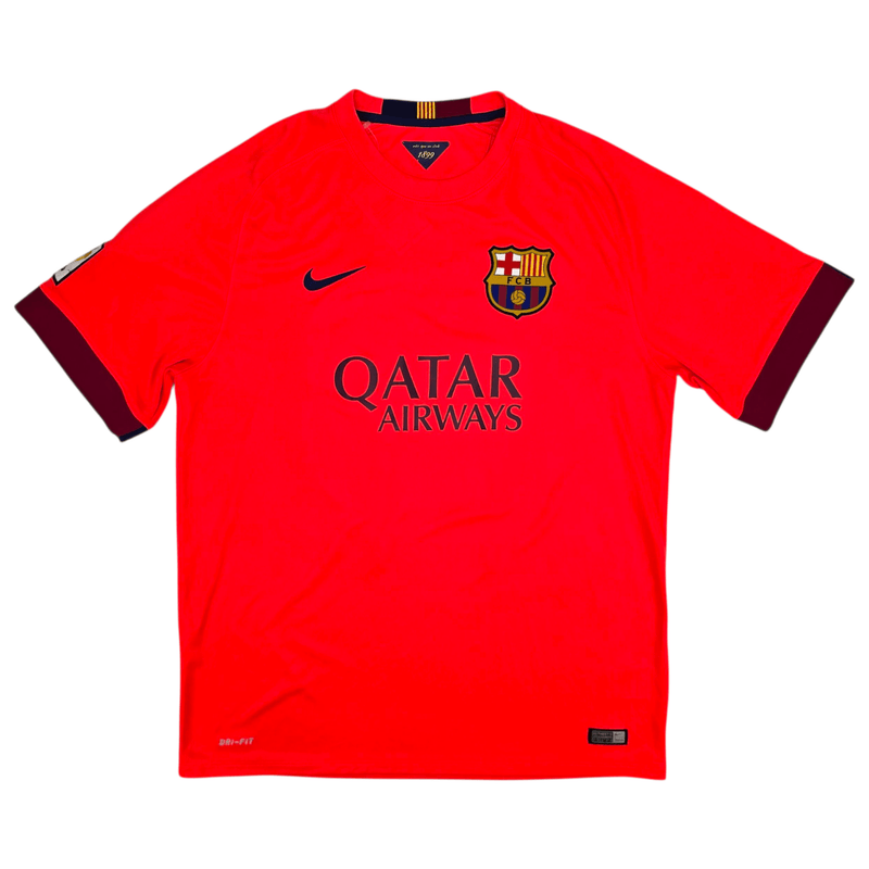 2014/15 Barcelona Away Football Shirt (XL) Nike 4 I.Rakitic - Football Finery - FF301659