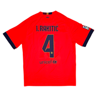 2014/15 Barcelona Away Football Shirt (XL) Nike 4 I.Rakitic - Football Finery - FF301659