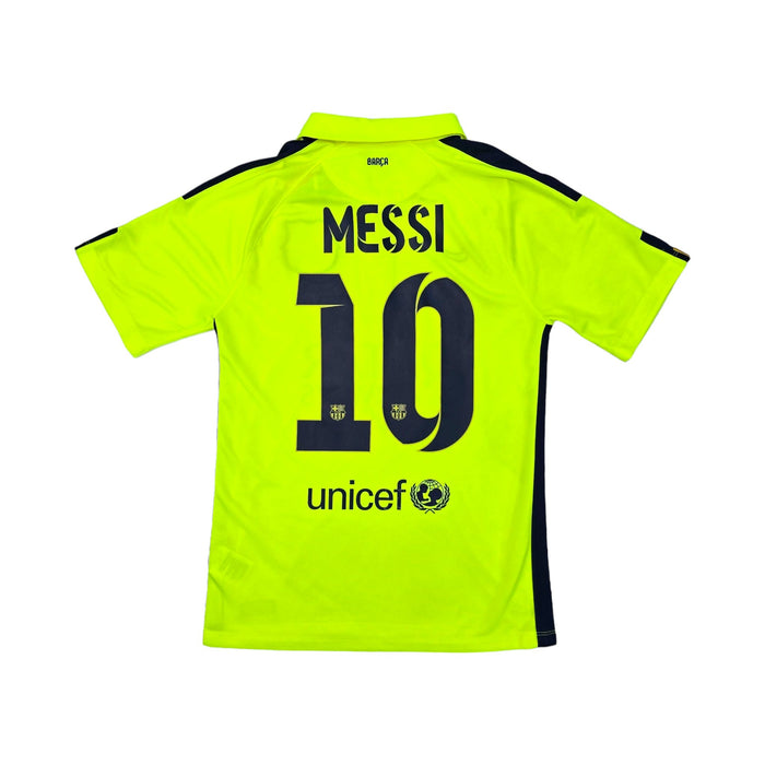 2014/15 Barcelona Third Football Shirt (S) Nike #10 Messi - Football Finery - FF203937