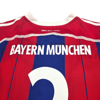 2014/15 Bayern Munich Home Football Shirt (2XL) Adidas 3 Alonso - Football Finery - FF302752