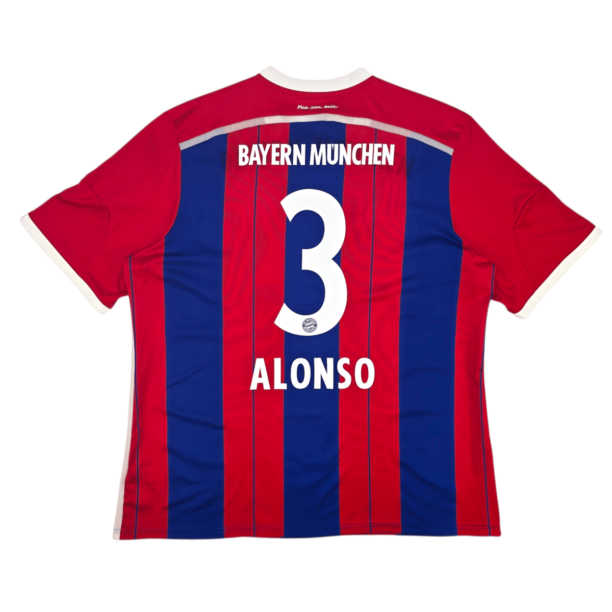 2014/15 Bayern Munich Home Football Shirt (2XL) Adidas 3 Alonso - Football Finery - FF302752