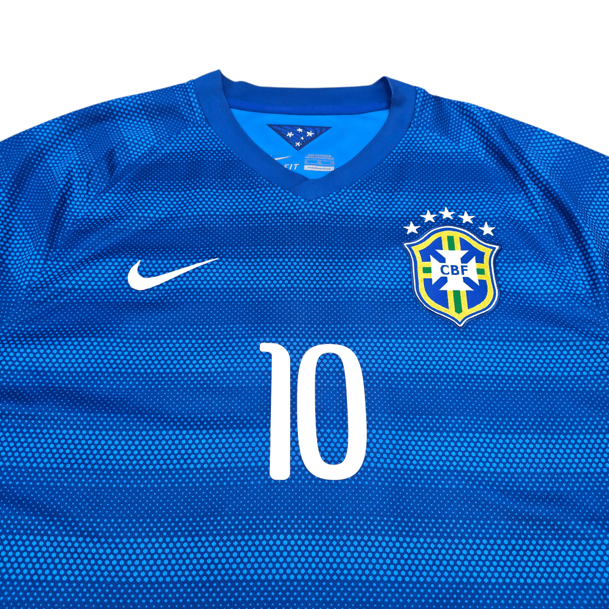2014/15 Brazil Away Football Shirt (XL) Nike 10 Neymar Jr - Football Finery - FF303071