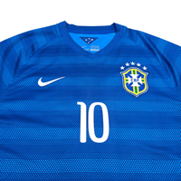 2014/15 Brazil Away Football Shirt (XL) Nike 10 Neymar Jr - Football Finery - FF303071
