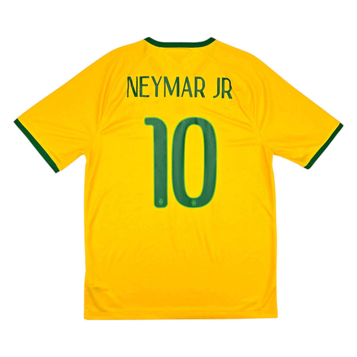 2014/15 Brazil Home Football Shirt (L) Nike 10 Neymar Jr - Football Finery - FF302373