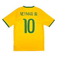 2014/15 Brazil Home Football Shirt (L) Nike 10 Neymar Jr - Football Finery - FF302373