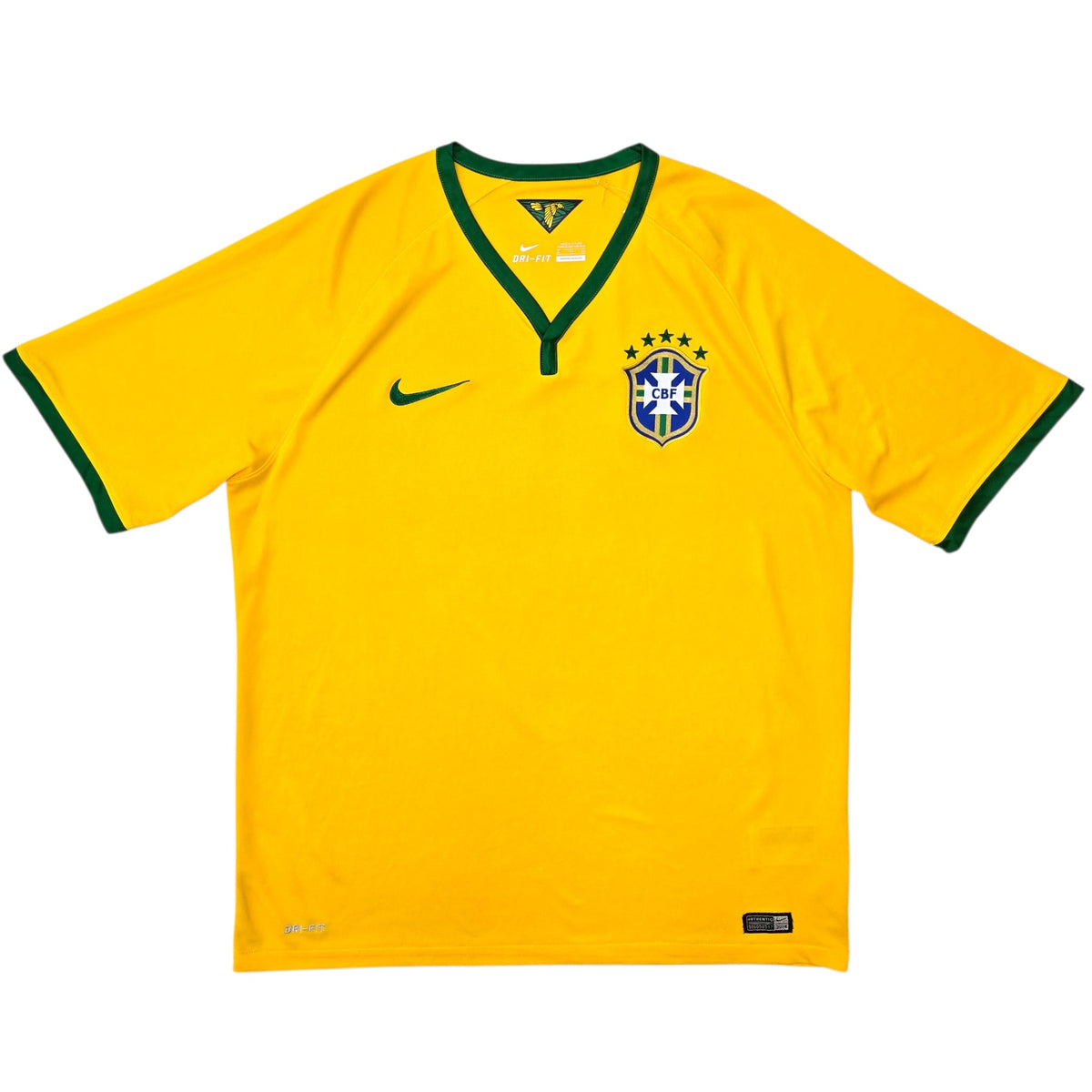 2014/15 Brazil Home Football Shirt (XL) Nike - Football Finery - FF304339