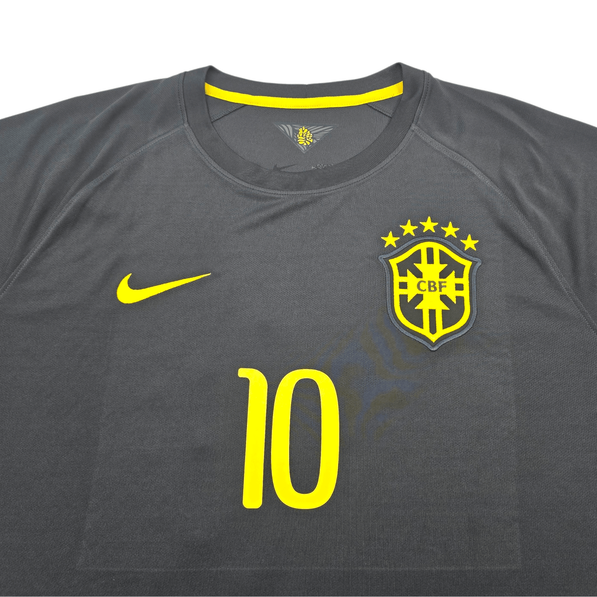 2014/15 Brazil Third Football Shirt (XL) Nike 10 Neymar Jr - Football Finery - FF304369