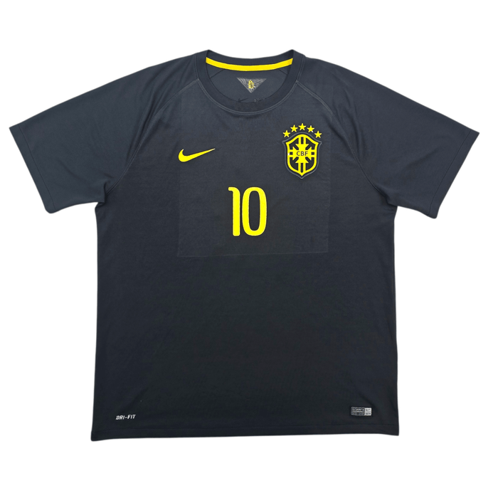 2014/15 Brazil Third Football Shirt (XL) Nike 10 Neymar Jr - Football Finery - FF304369