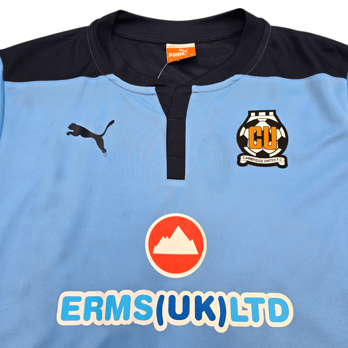 2014/15 Cambridge United Away Football Shirt (M) Puma 20 McGeehan (Matchworn) - Football Finery - FF303954