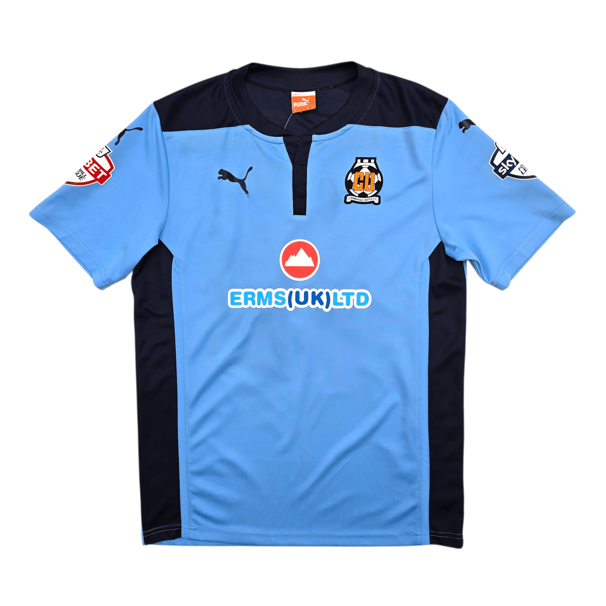 2014/15 Cambridge United Away Football Shirt (M) Puma 20 McGeehan (Matchworn) - Football Finery - FF303954