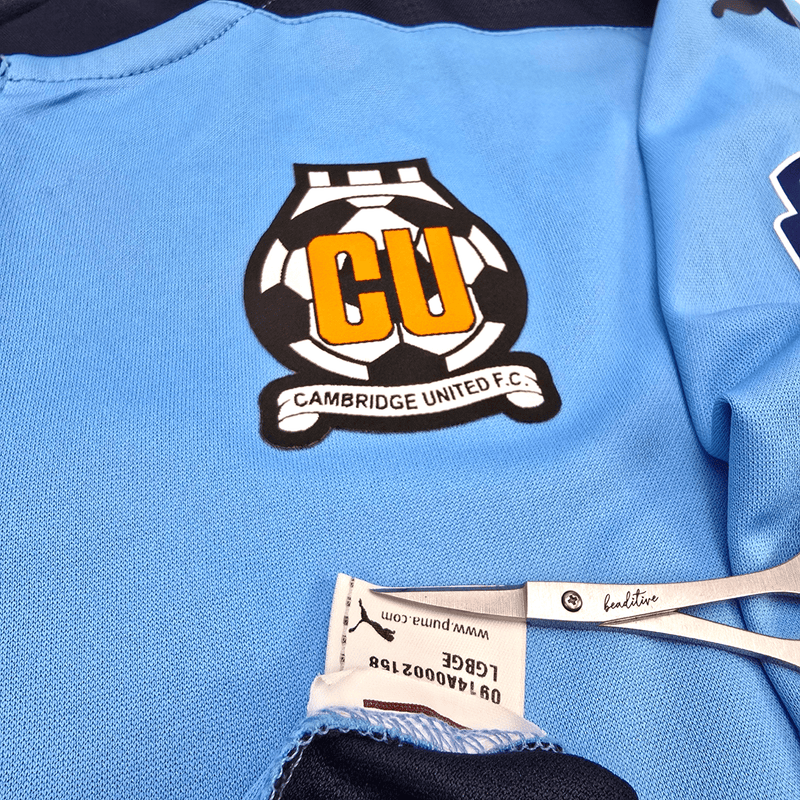 2014/15 Cambridge United Away Football Shirt (M) Puma 5 Bonner (Match Worn) - Football Finery - FF303170