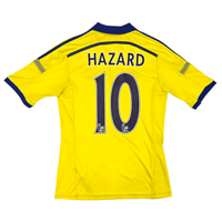 2014/15 Chelsea Away Football Shirt (S) Adidas 10 Hazard - Football Finery - FF303070