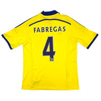 2014/15 Chelsea Away Football Shirt (XL) Adidas 4 Fabregas - Football Finery - FF302156
