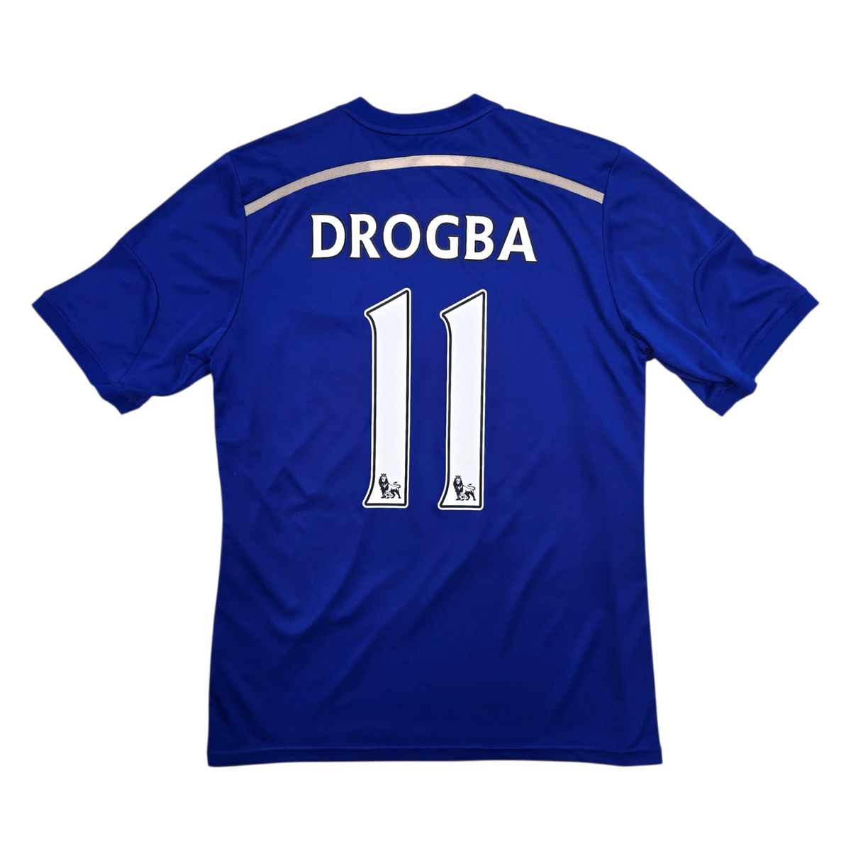 2014/15 Chelsea Home Football Shirt (L) Adidas 11 Drogba - Football Finery - FF304593