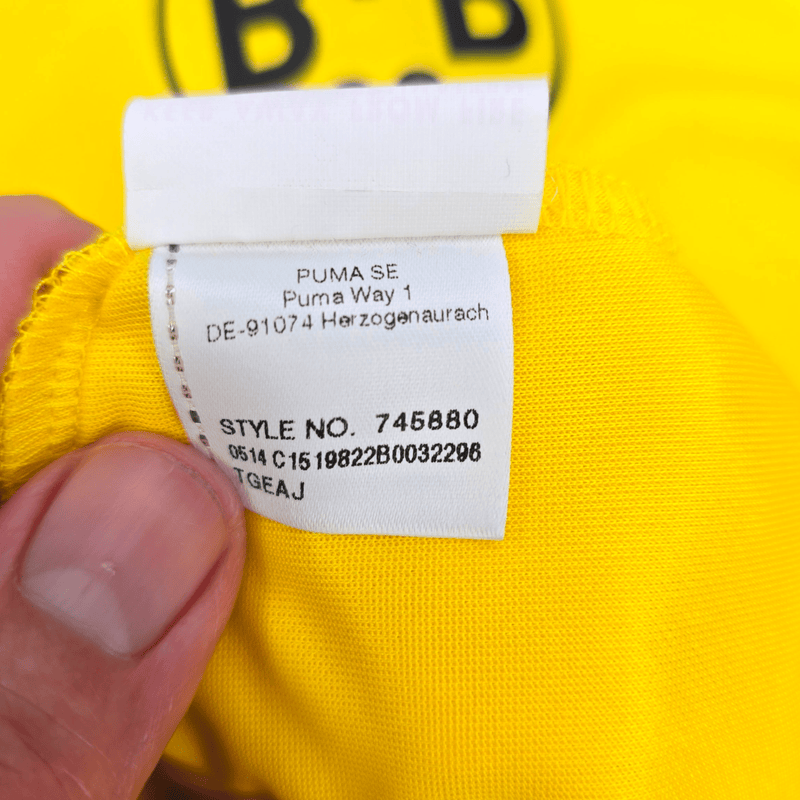 2014/15 Dortmund Home Football Shirt (M) Puma 11 Reus - Football Finery - FF302582