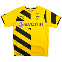 2014/15 Dortmund Home Football Shirt (M) Puma 9 Immobile - Football Finery - FF304738