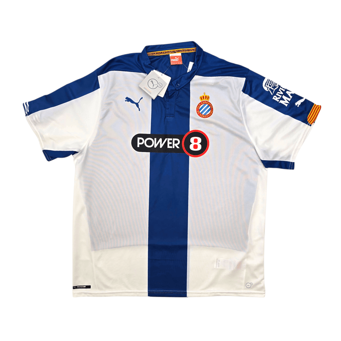 2014/15 Espanyol Home Football Shirt (2XL) Puma (BNWTs) - Football Finery - FF303418
