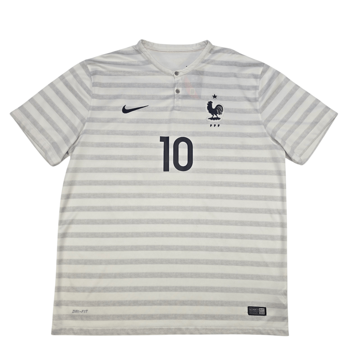 2014/15 France Away Football Shirt (XL) Nike 10 Benzema - Football Finery - FF302502
