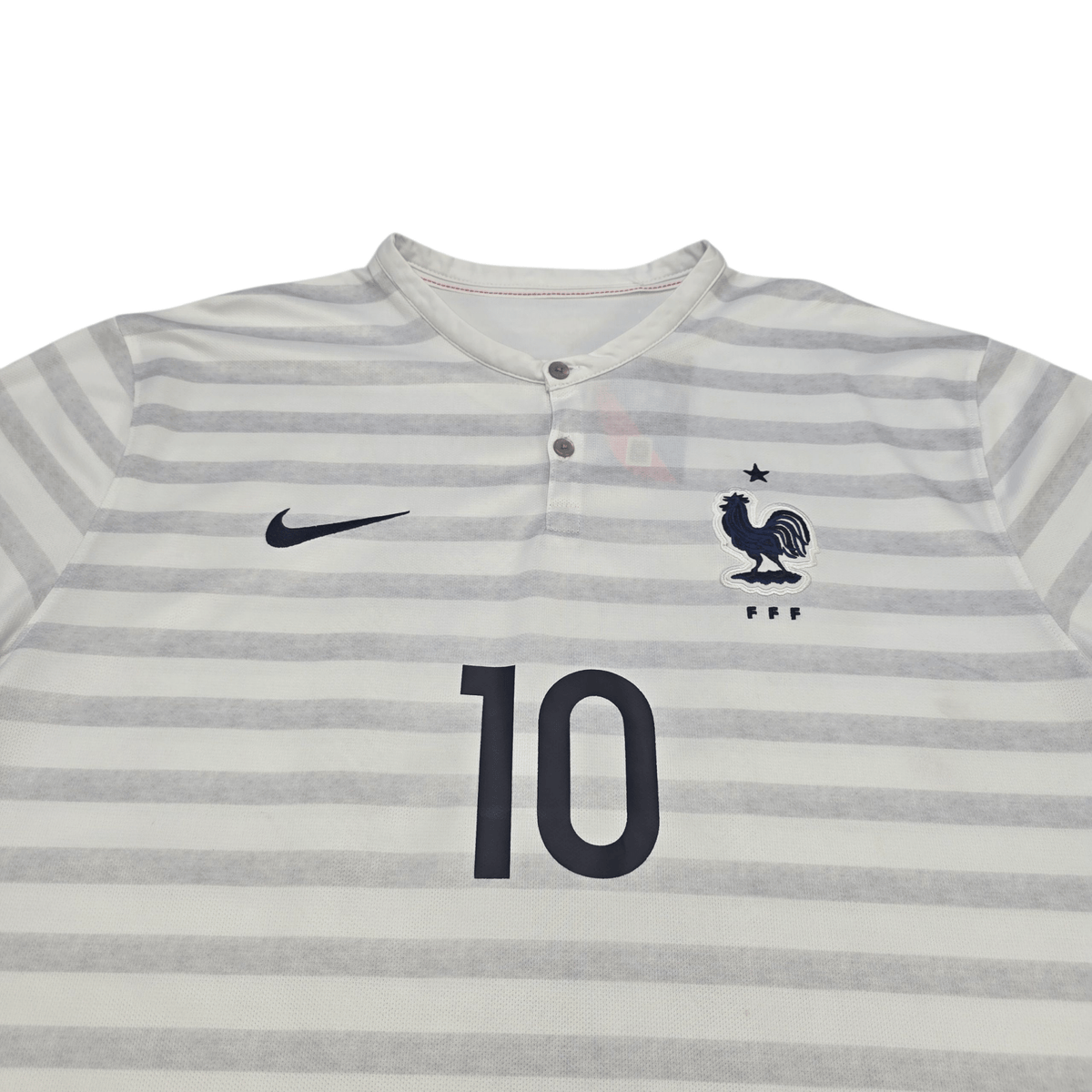 2014/15 France Away Football Shirt (XL) Nike 10 Benzema - Football Finery - FF302502