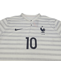 2014/15 France Away Football Shirt (XL) Nike 10 Benzema - Football Finery - FF302502