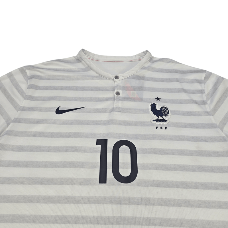 2014/15 France Away Football Shirt (XL) Nike 10 Benzema - Football Finery - FF302502