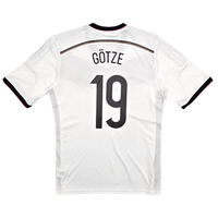 2014/15 Germany Home Football Shirt (L) Adidas 19 Gotze - Football Finery - FF304447