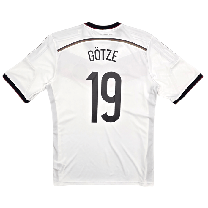 2014/15 Germany Home Football Shirt (L) Adidas 19 Gotze - Football Finery - FF304447