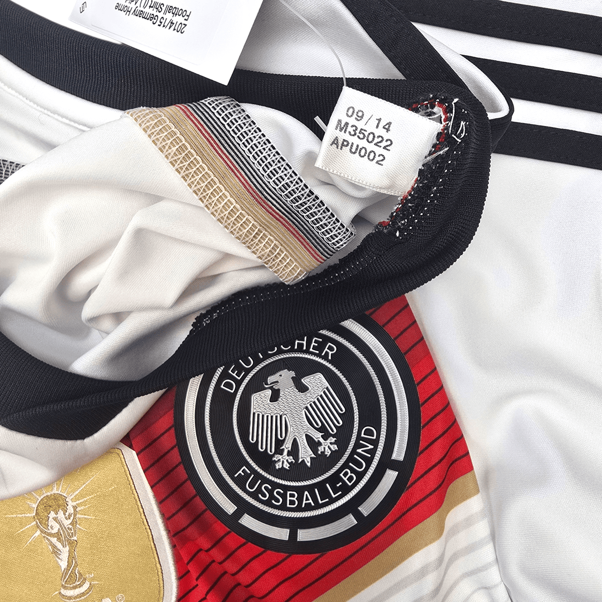 2014/15 Germany Home Football Shirt (L) Adidas - Football Finery - FF305288