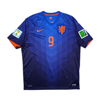 2014/15 Holland Away Football Shirt (XL) Nike #9 Van Persie - Football Finery - FF204503