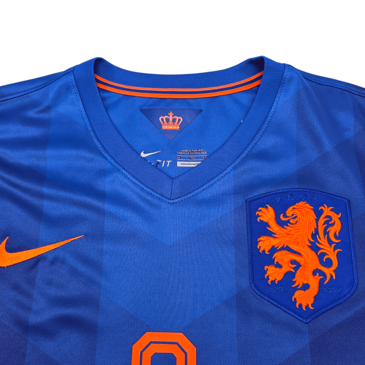 2014/15 Holland Away Football Shirt (XL) Nike #9 Van Persie - Football Finery - FF204503