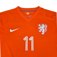 2014/15 Holland Home Football Shirt (XL) Nike #11 Robben - Football Finery - FF204551