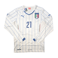 2014/15 Italy Away Football Shirt (M) Puma 21 Pirlo - Football Finery - FF303915