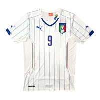 2014/15 Italy Away Football Shirt (M) Puma 9 Balotelli - Football Finery - FF305350
