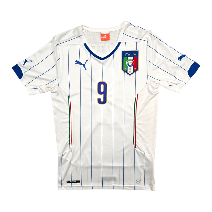 2014/15 Italy Away Football Shirt (S) Puma 9 Balotelli - Football Finery - FF303762