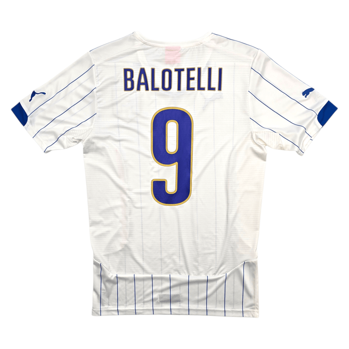 2014/15 Italy Away Football Shirt (S) Puma 9 Balotelli - Football Finery - FF303762