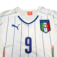 2014/15 Italy Away Football Shirt (S) Puma 9 Balotelli - Football Finery - FF303762