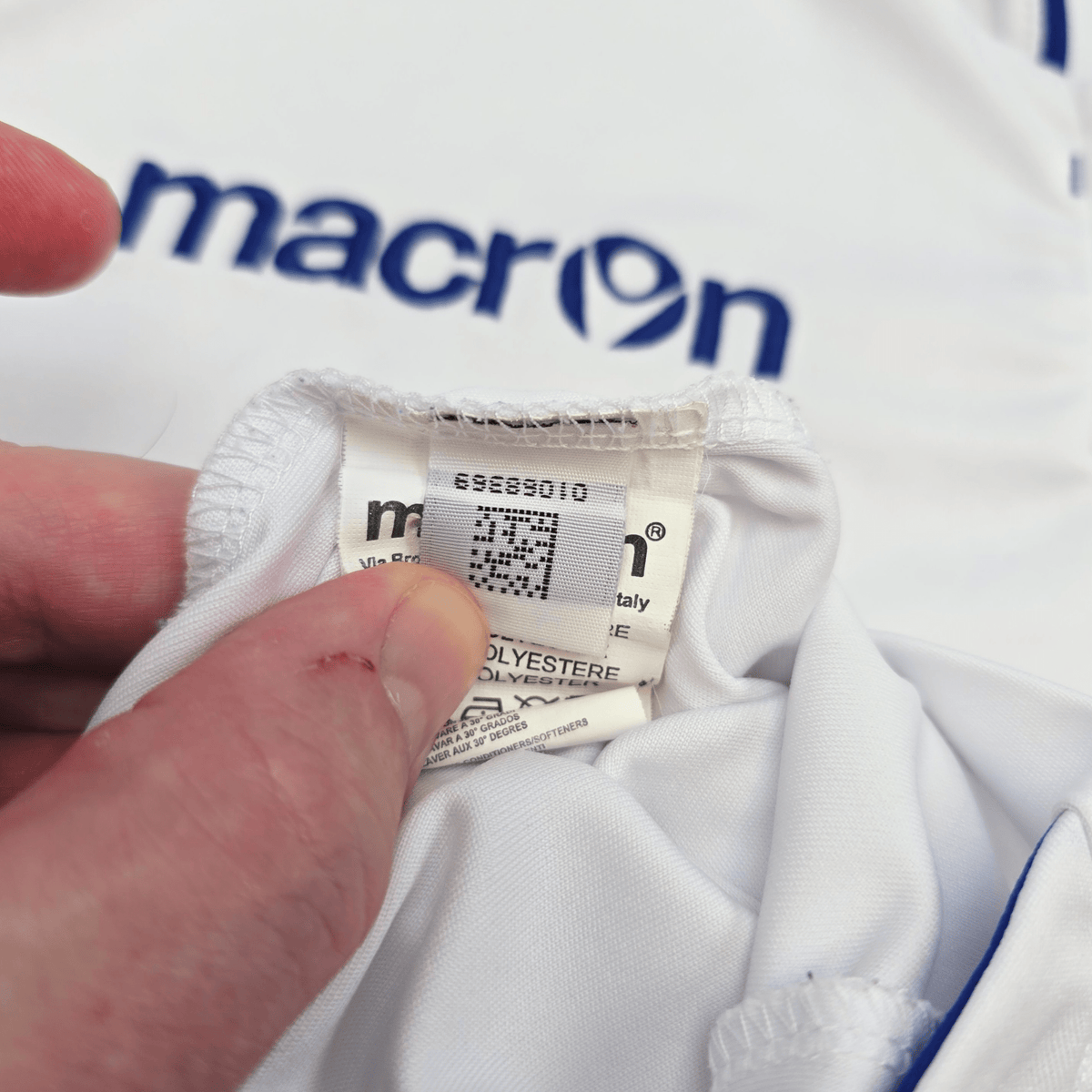 2014/15 Leeds United Home Football Shirt (L) Macron - Football Finery - FF305459