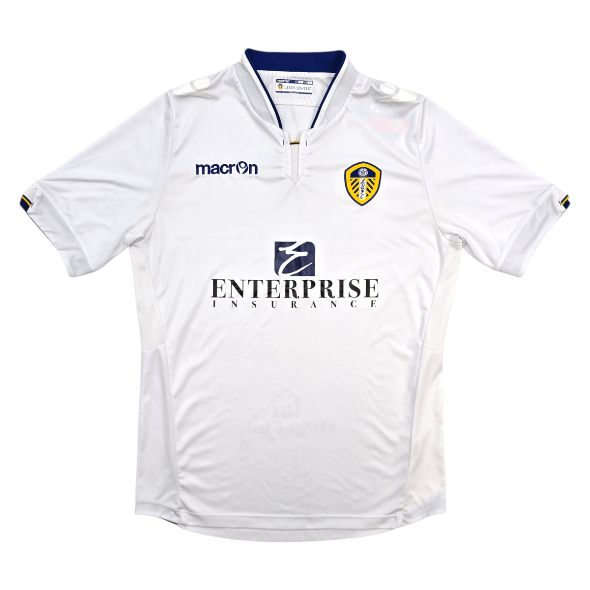 2014/15 Leeds United Home Football Shirt (L) Macron - Football Finery - FF305459