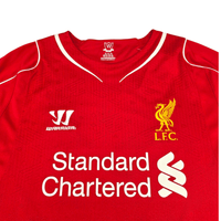 2014/15 Liverpool Home Football Shirt (L) Warrior #8 Gerrard - Football Finery - FF300828